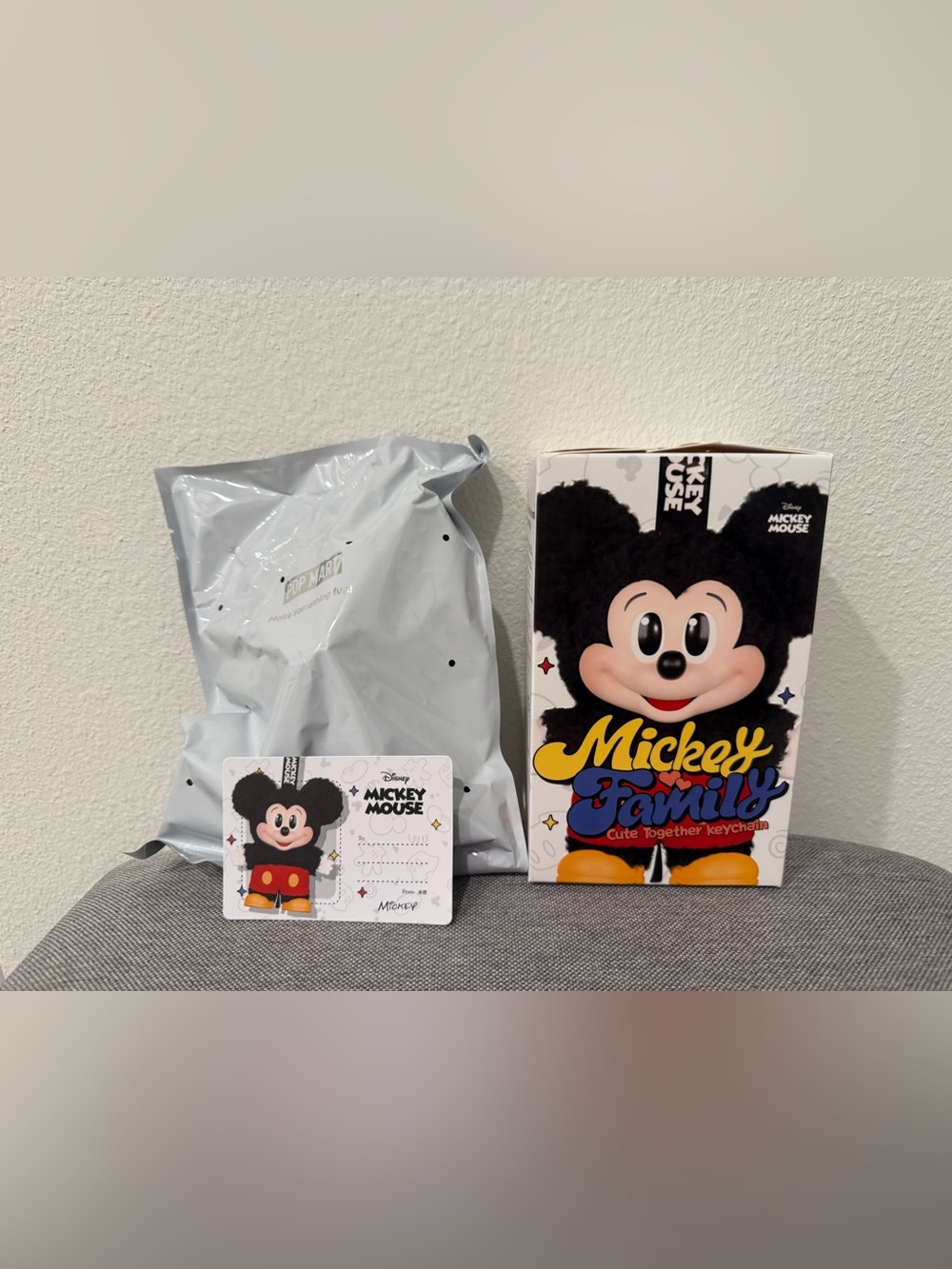 Pop Mart Mickey Family Cute Together Keychain - Confirmed Mickey Mouse